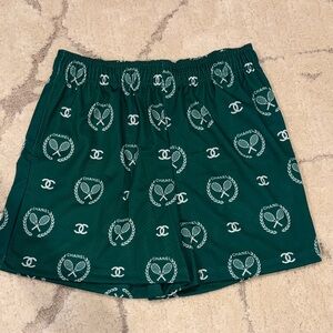 Bravest Studios Shorts - Green Chanel Tennis Colorway